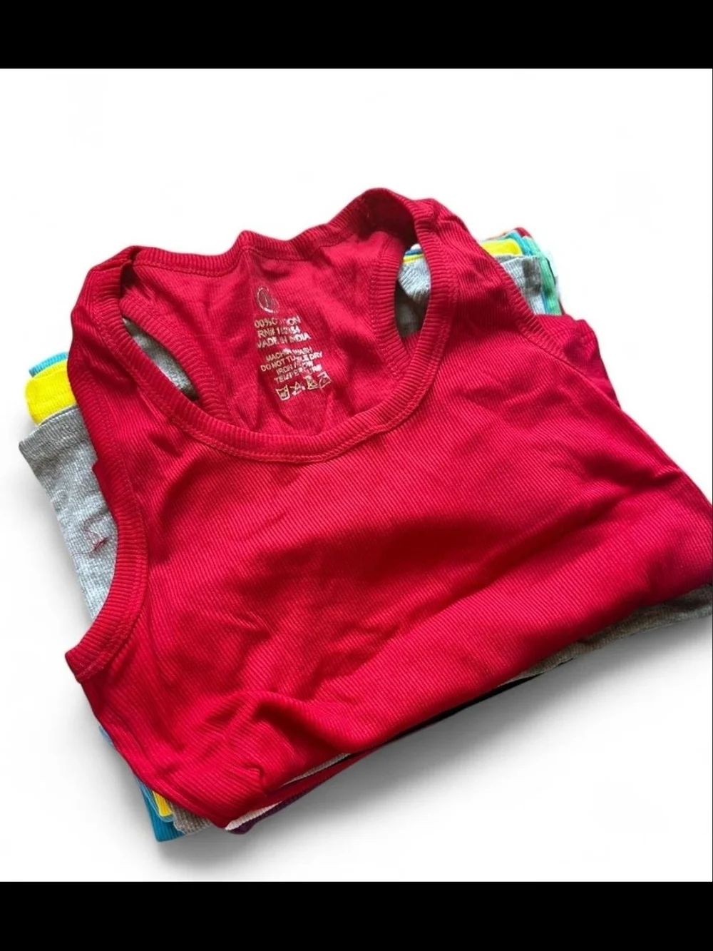 Women’s Ribbed Racerback Tank Tops - Picture 4 of 4